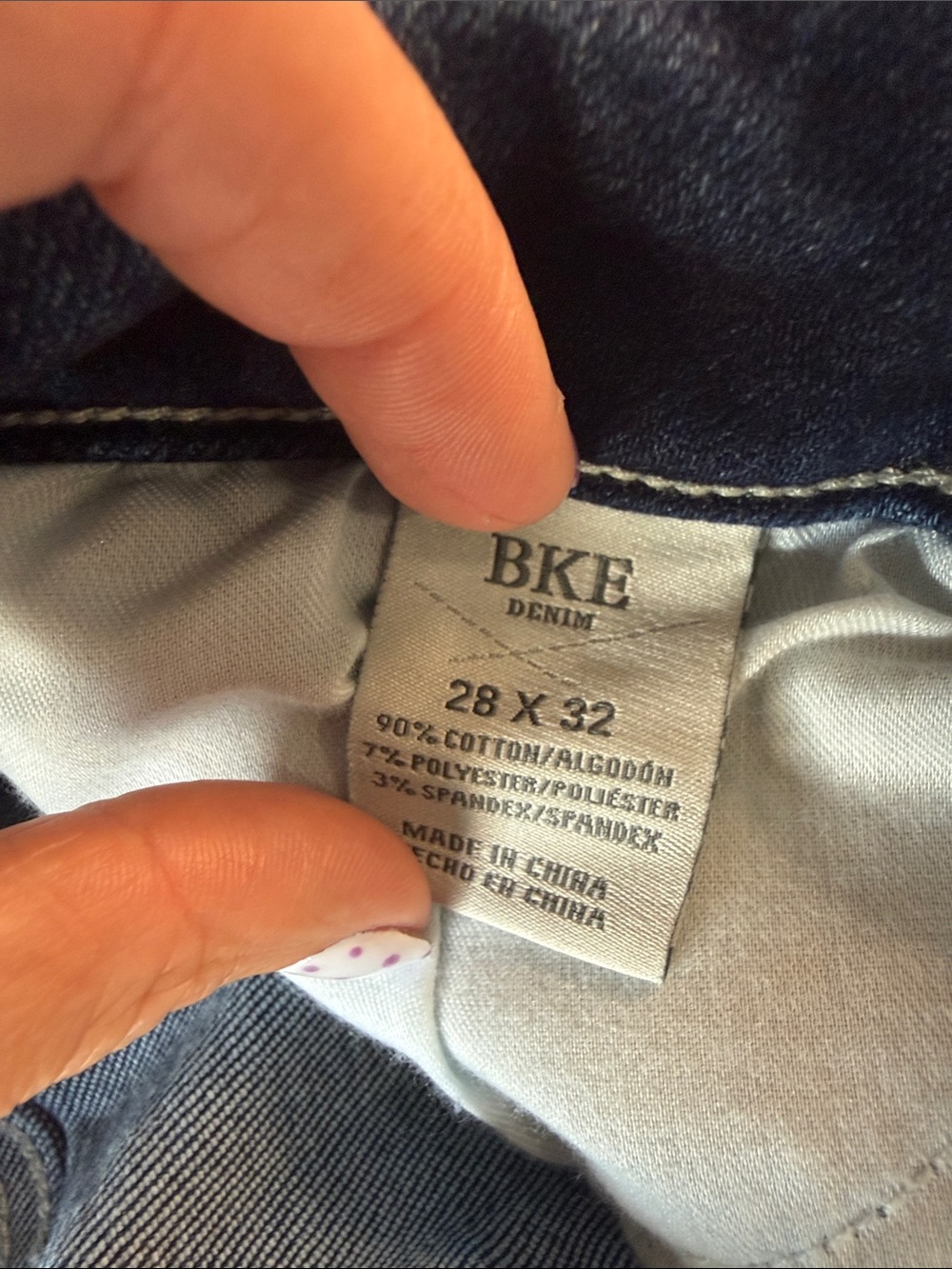 BKE Women’s Flare Jeans - Medium Blue Wash - Picture 3 of 4